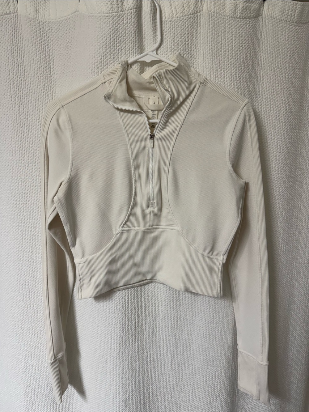 Lululemon Cropped half zip pullover